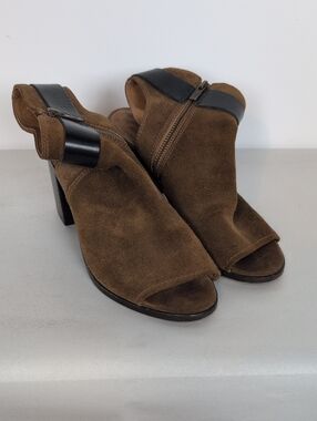 Frye Danica Open Toe Open Heel Harness Ankle Boot